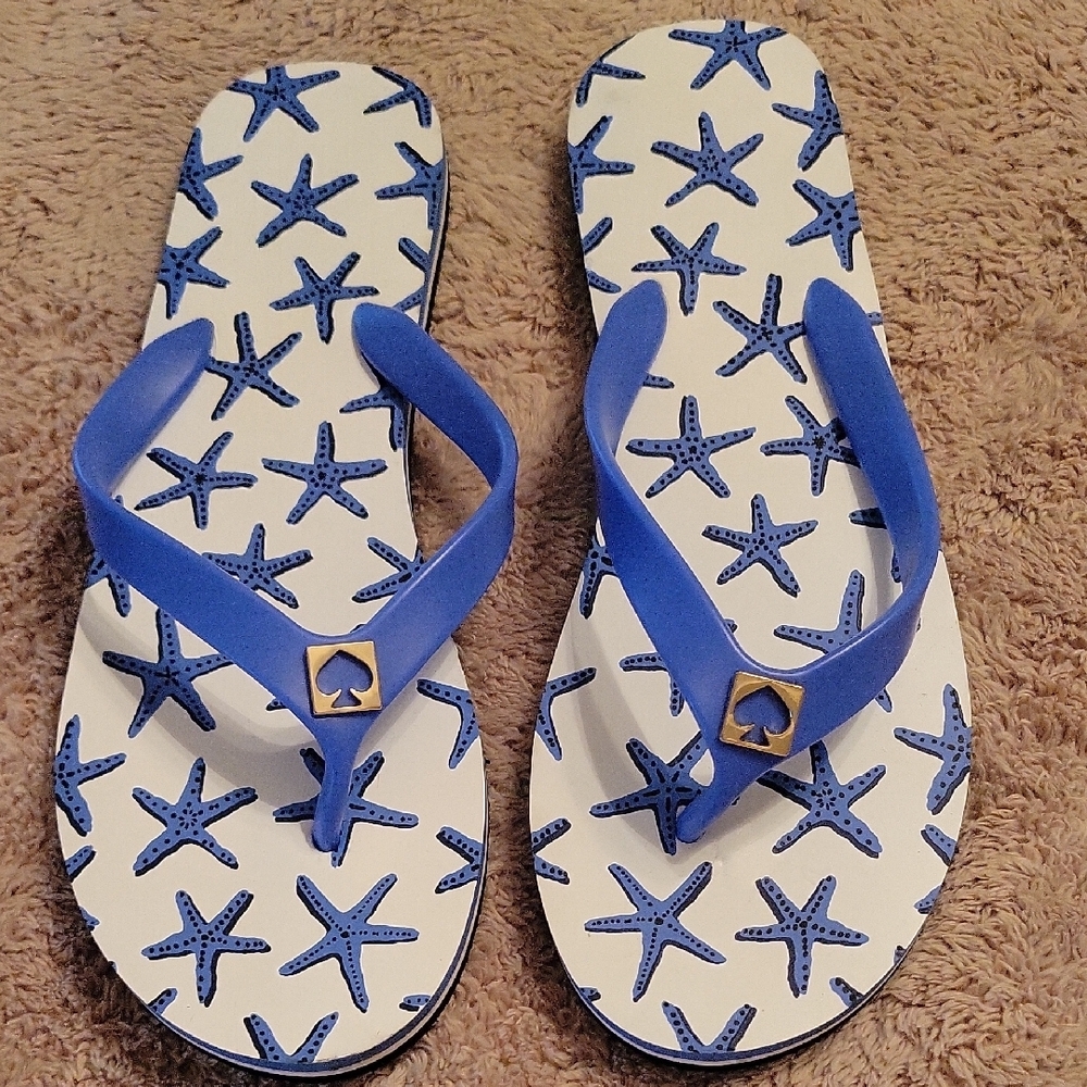 Kate Spade Starfish Flip Flops - Picture 4 of 10